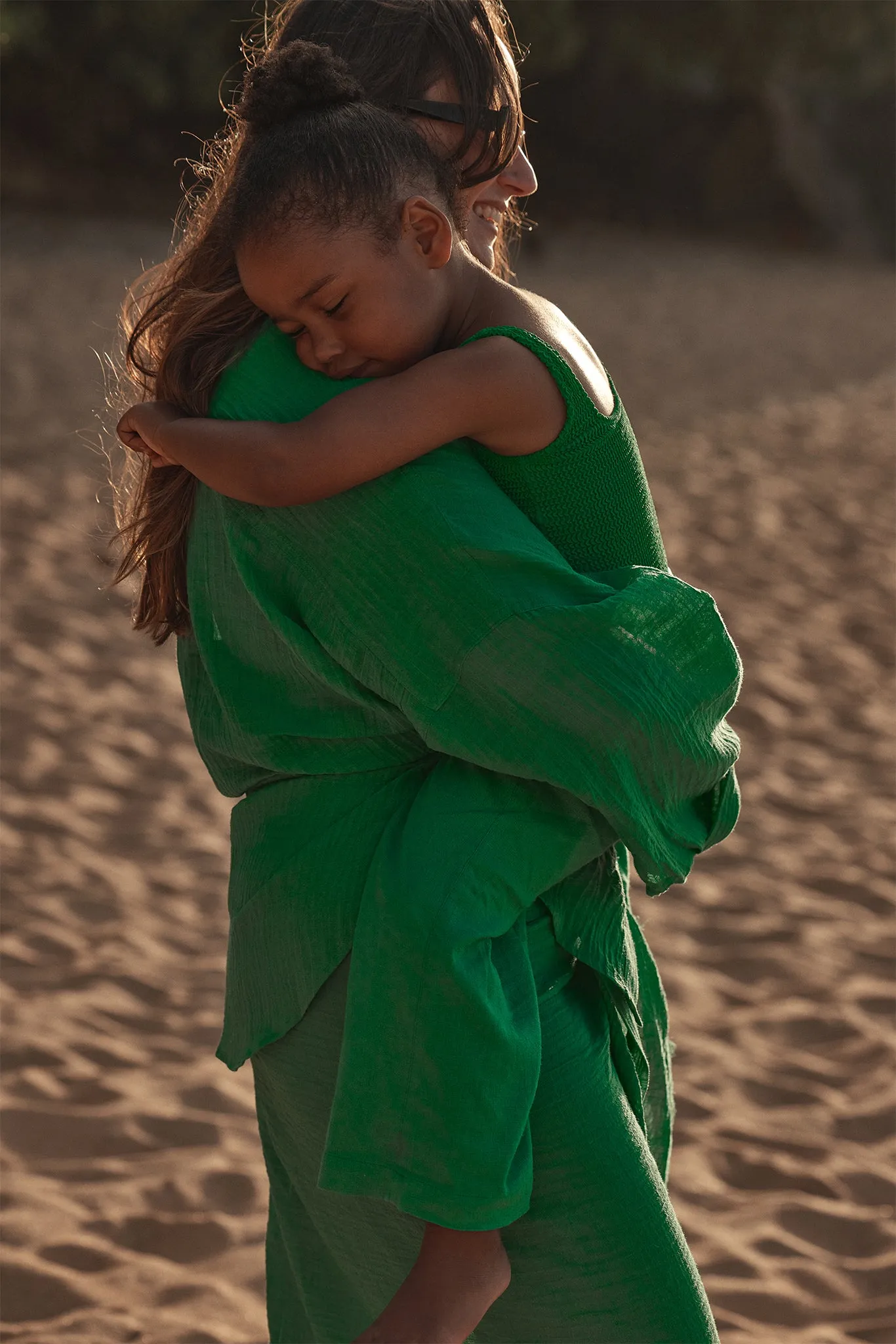 Sardinia One Piece - Palm Green Crinkle