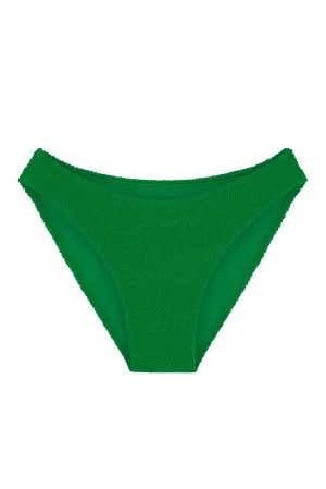 Seychelles Bottom - Palm Green Crinkle (Modest Coverage)