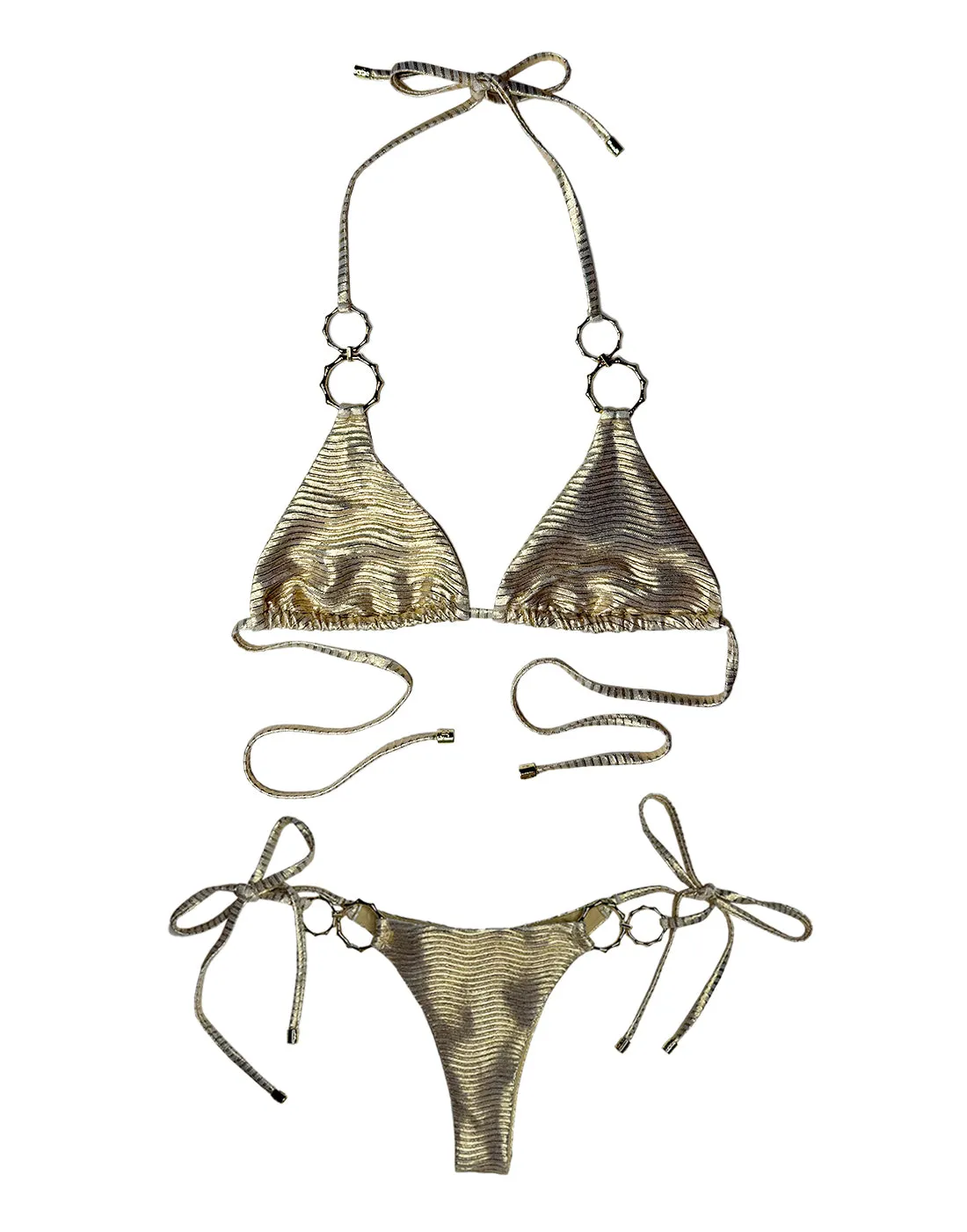 Shannon Triangle Top - Gold