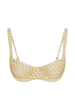 Sorrento Top - Ivory Geo