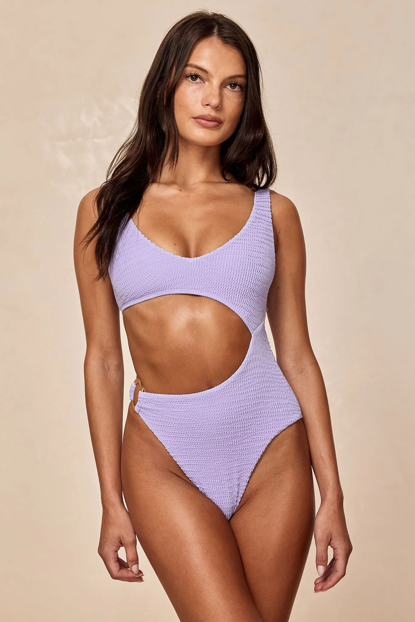 St. Barth's One Piece - Wisteria Crinkle